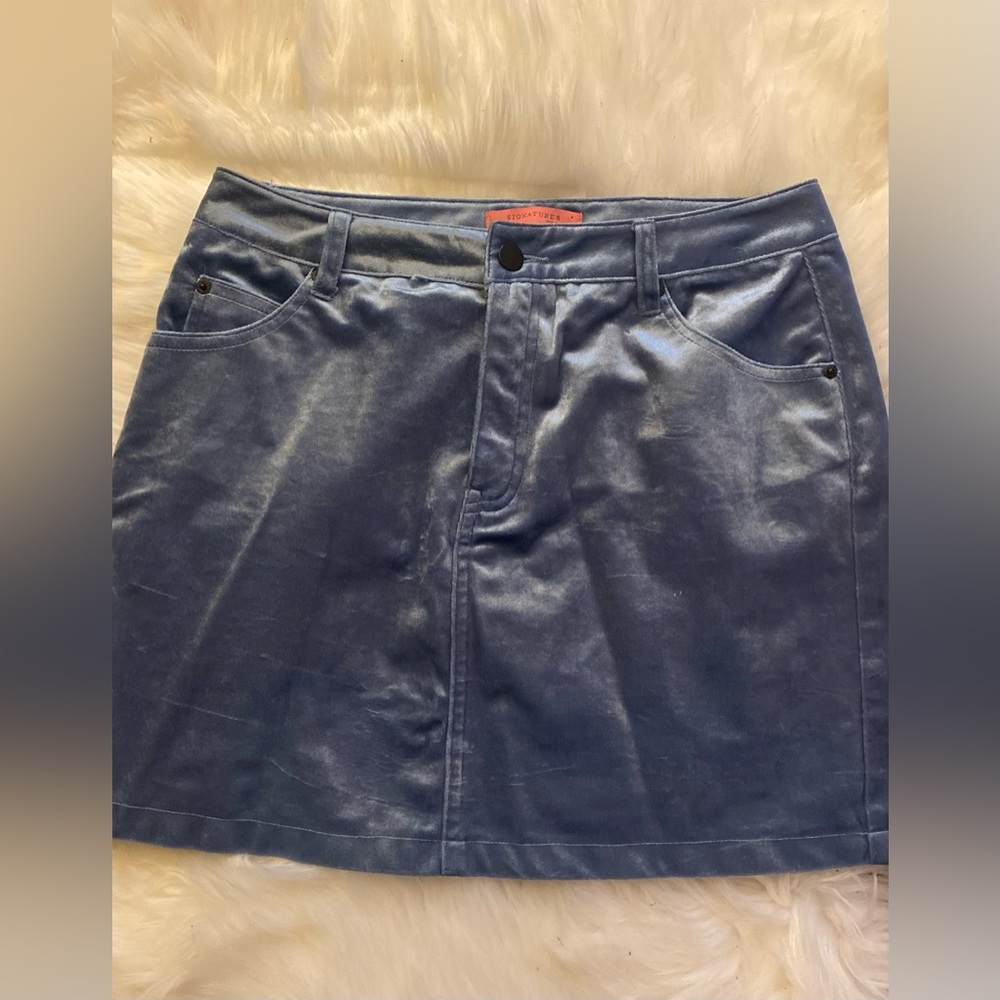Signature8 velvet mini skirt y2k grunge coquette